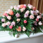 Fresh flower table arrangement